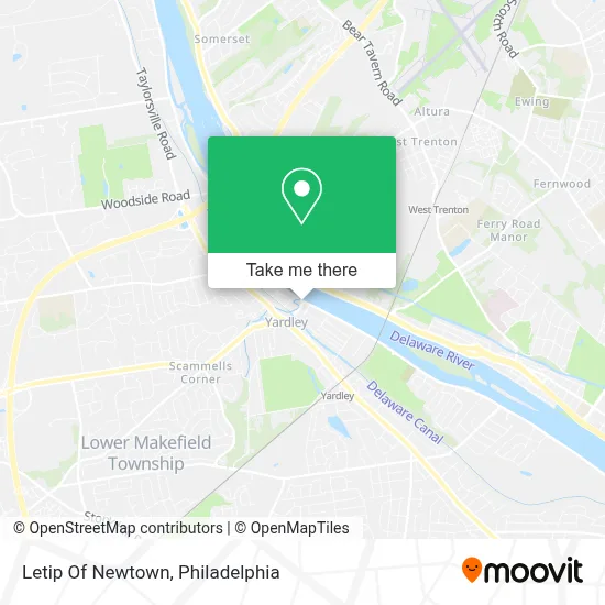 Letip Of Newtown map