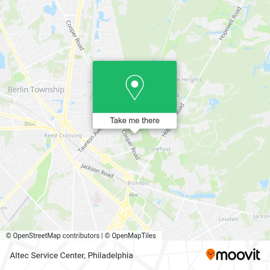 Altec Service Center map