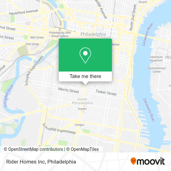 Rider Homes Inc map