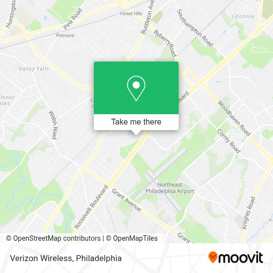 Verizon Wireless map