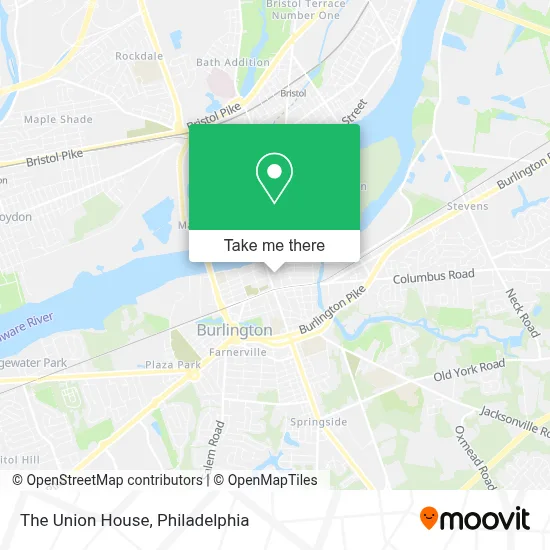 The Union House map