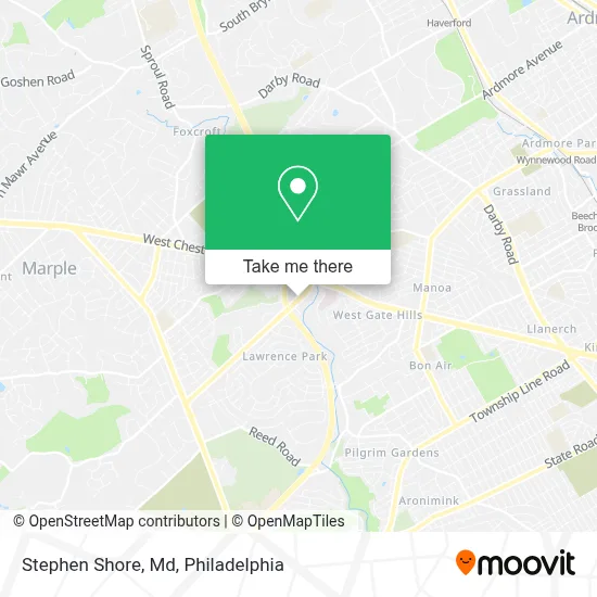 Stephen Shore, Md map