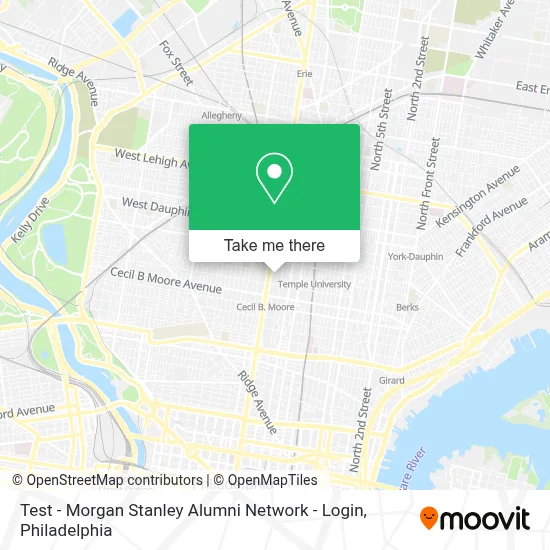 Test - Morgan Stanley Alumni Network - Login map