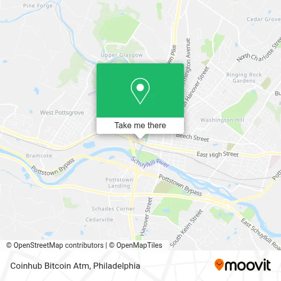Coinhub Bitcoin Atm map