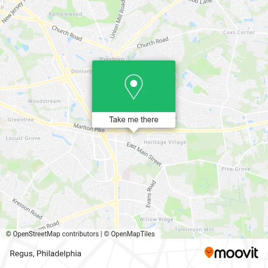 Regus map