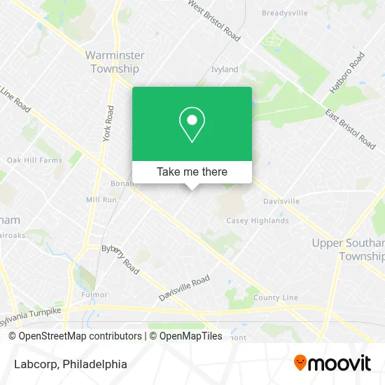 Labcorp map