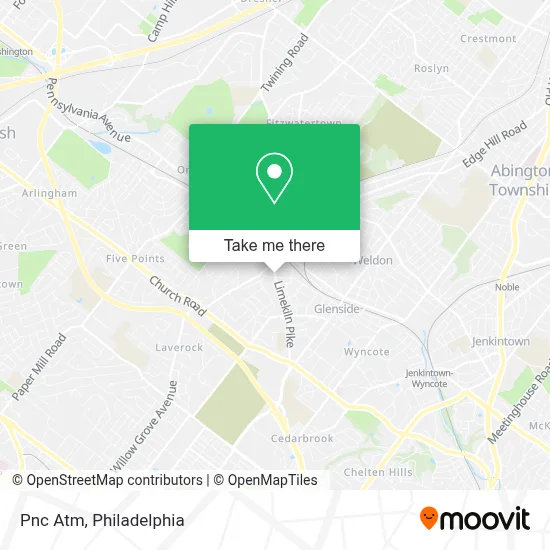 Pnc Atm map