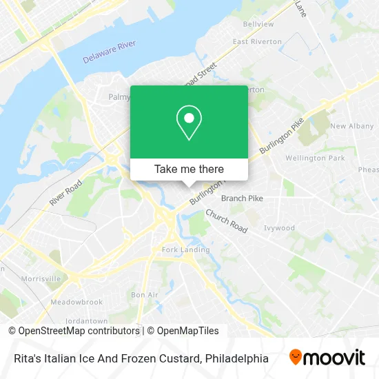 Rita's Italian Ice And Frozen Custard map