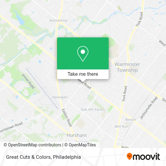 Great Cuts & Colors map