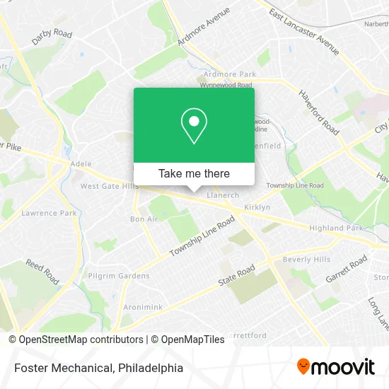 Foster Mechanical map