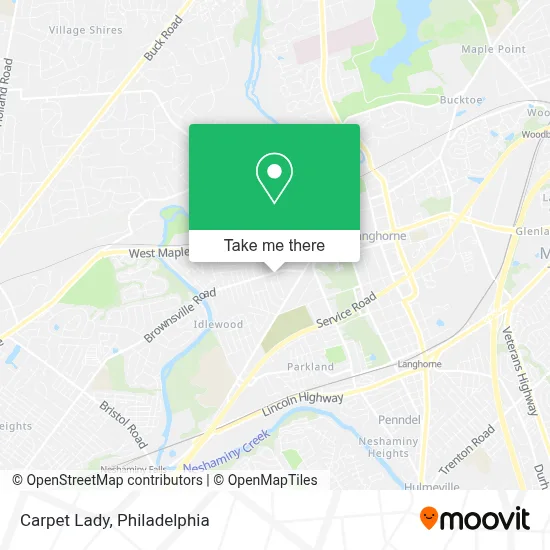 Carpet Lady map