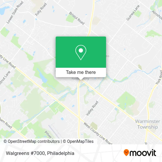 Walgreens #7000 map