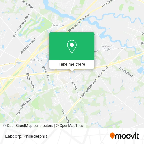 Labcorp map
