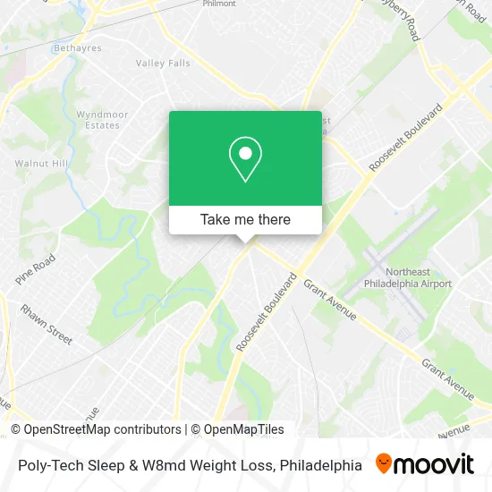 Poly-Tech Sleep & W8md Weight Loss map