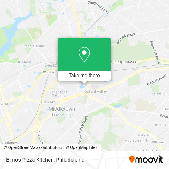 Elmo's Pizza Kitchen map
