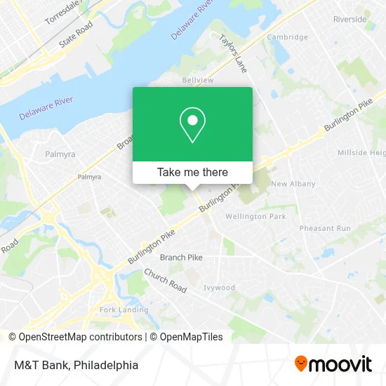 M&T Bank map
