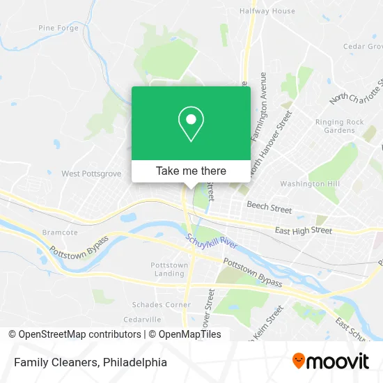 Family Cleaners map