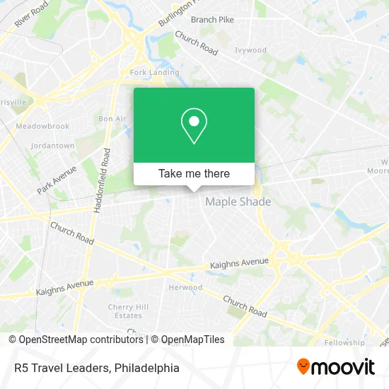 R5 Travel Leaders map