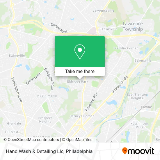 Hand Wash & Detailing Llc map