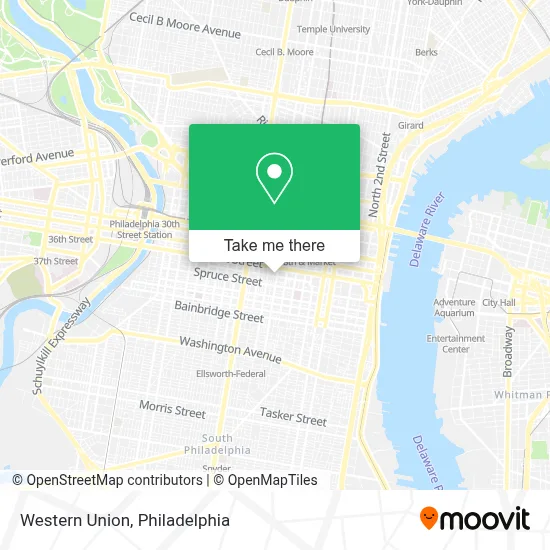 Western Union map