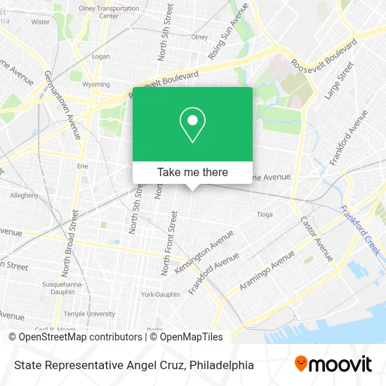 State Representative Angel Cruz map