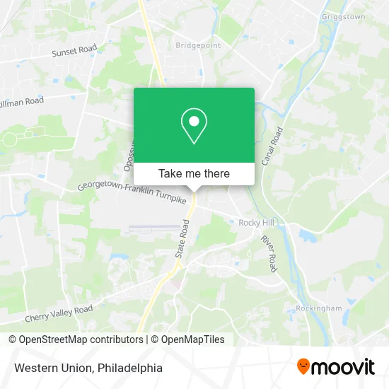 Western Union map