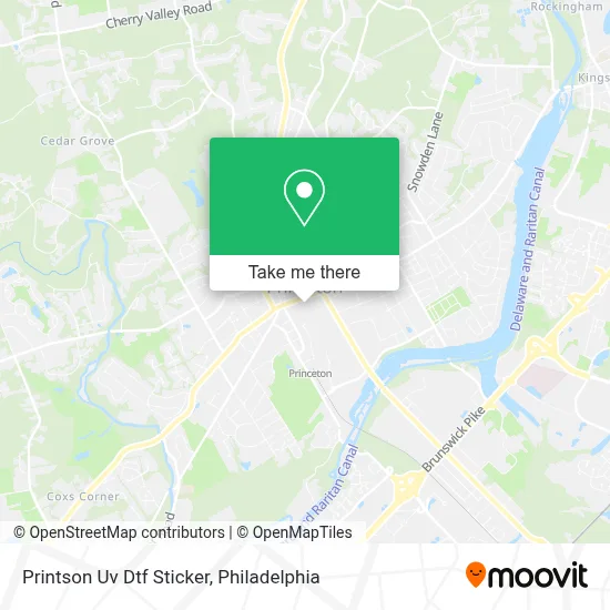 Printson Uv Dtf Sticker map