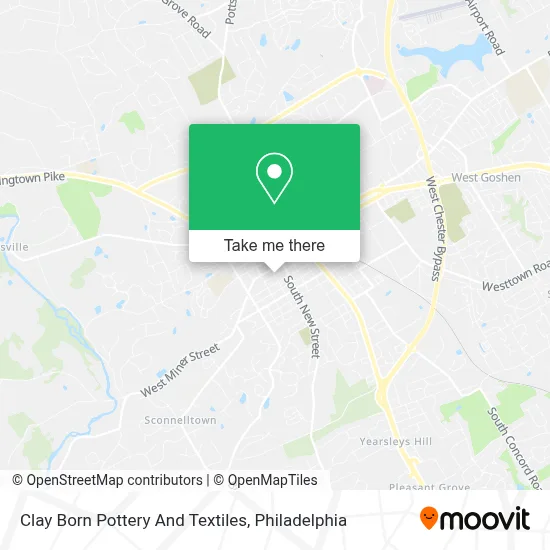 Clay Born Pottery And Textiles map