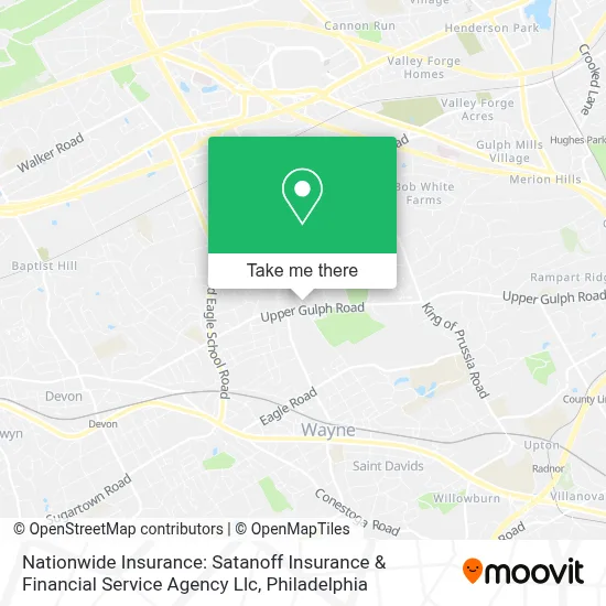Nationwide Insurance: Satanoff Insurance & Financial Service Agency Llc map