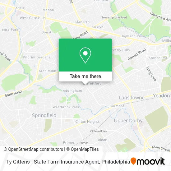 Ty Gittens - State Farm Insurance Agent map