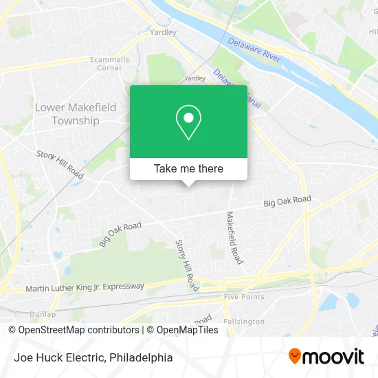 Joe Huck Electric map
