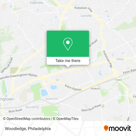 Woodledge map