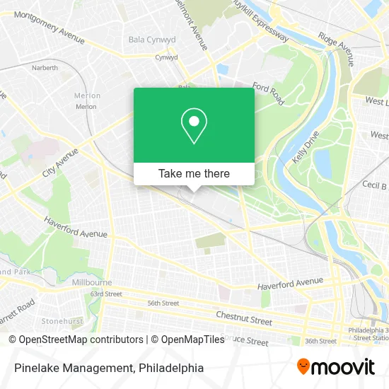 Pinelake Management map
