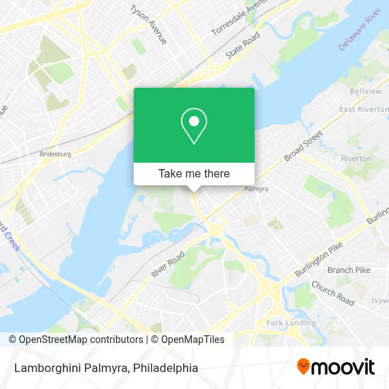 Lamborghini Palmyra map