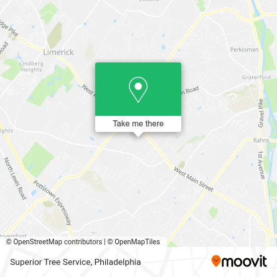 Superior Tree Service map