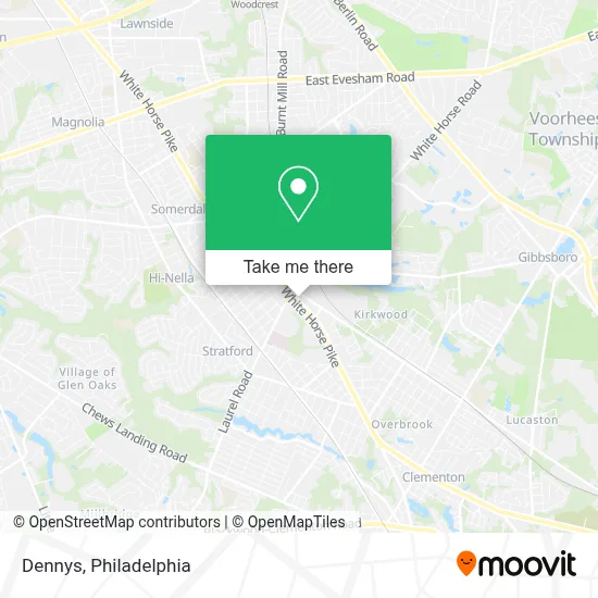 Dennys map