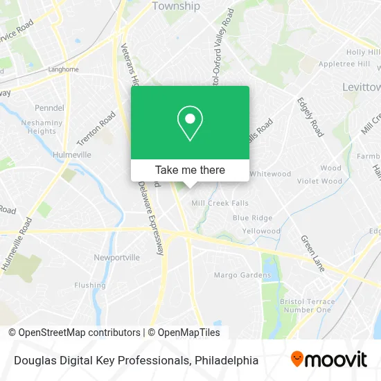 Douglas Digital Key Professionals map