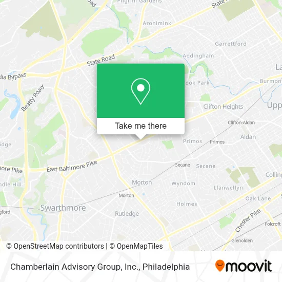 Chamberlain Advisory Group, Inc. map
