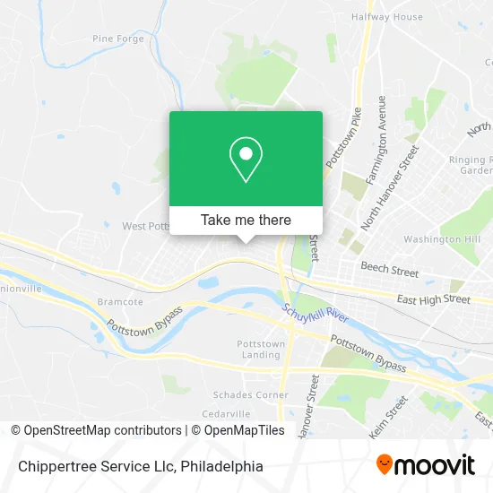 Chippertree Service Llc map