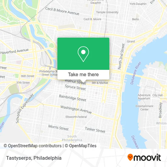 Tastyserps map