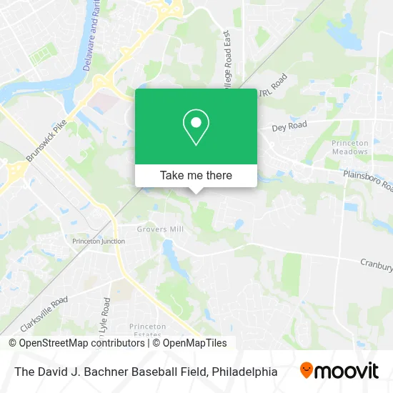 The David J. Bachner Baseball Field map
