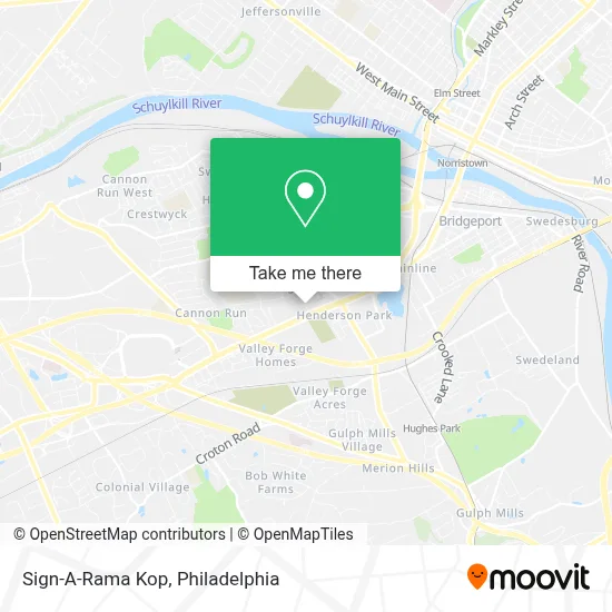 Sign-A-Rama Kop map
