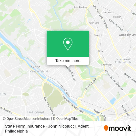 State Farm Insurance - John Nicolucci, Agent map
