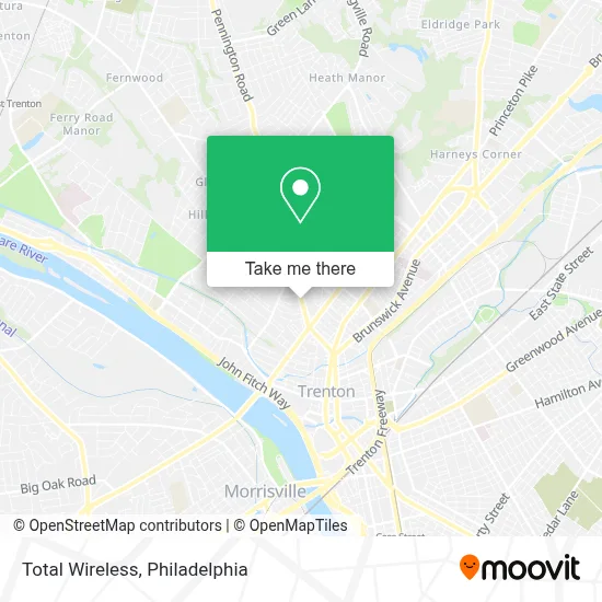 Total Wireless map