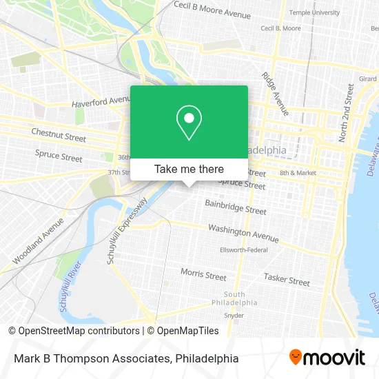 Mark B Thompson Associates map