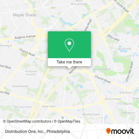 Distribution One, Inc. map
