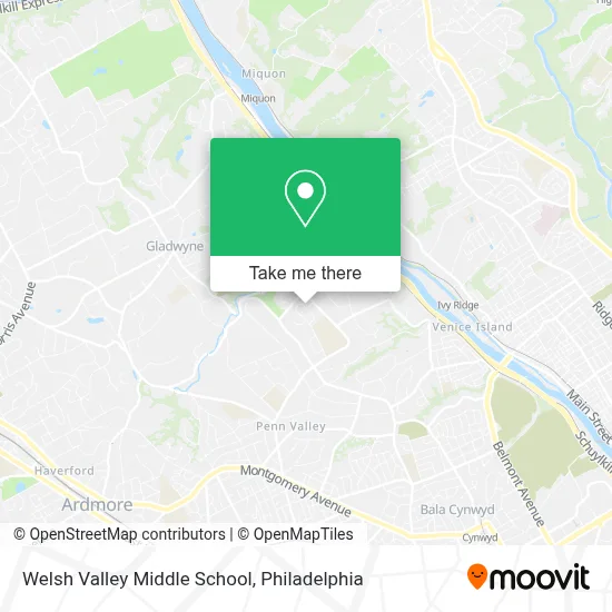 Welsh Valley Middle School map