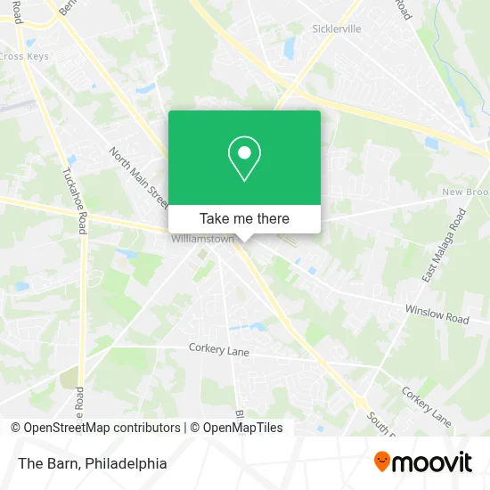 The Barn map