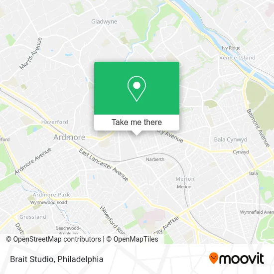 Brait Studio map