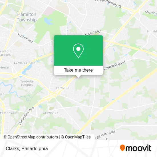 Clarks map